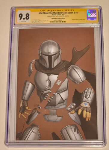 STAR WARS MANDALORIAN SEASON 2 2 SIGNED JOHN TYLER CHRISTOPHER JTC CGC 98 SS