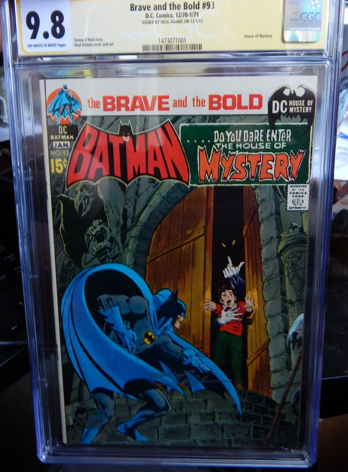 THE BRAVE AND THE BOLD 93 CGC 98 NEAL ADAMS SIGNATURE ONLY 1 THAT EXITS