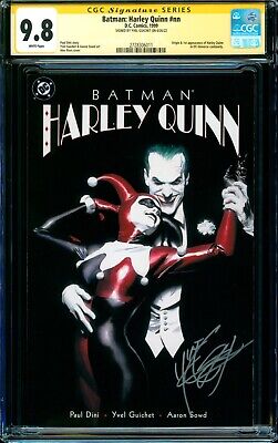 Batman Harley Quinn CGC SS 98 signed Yvel Guichet 1st Harley Quinn in DC COMICS