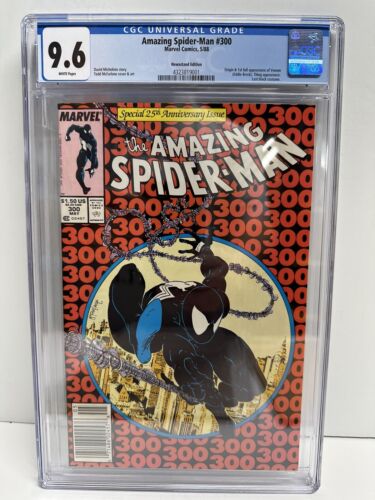  AMAZING SPIDERMAN 300 RARE 1ST VENOM NEWSSTAND CGC 96 WP MCU KEY MOVIE 