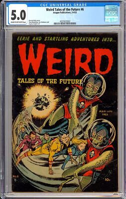 Weird Tales of the Future 6 PreCode Horror Golden Age Aragon 1953 CGC 50