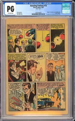 Amazing Fantasy 15 Origin  1st App SpiderMan Stan Lee Marvel 1962 CGC PG 2