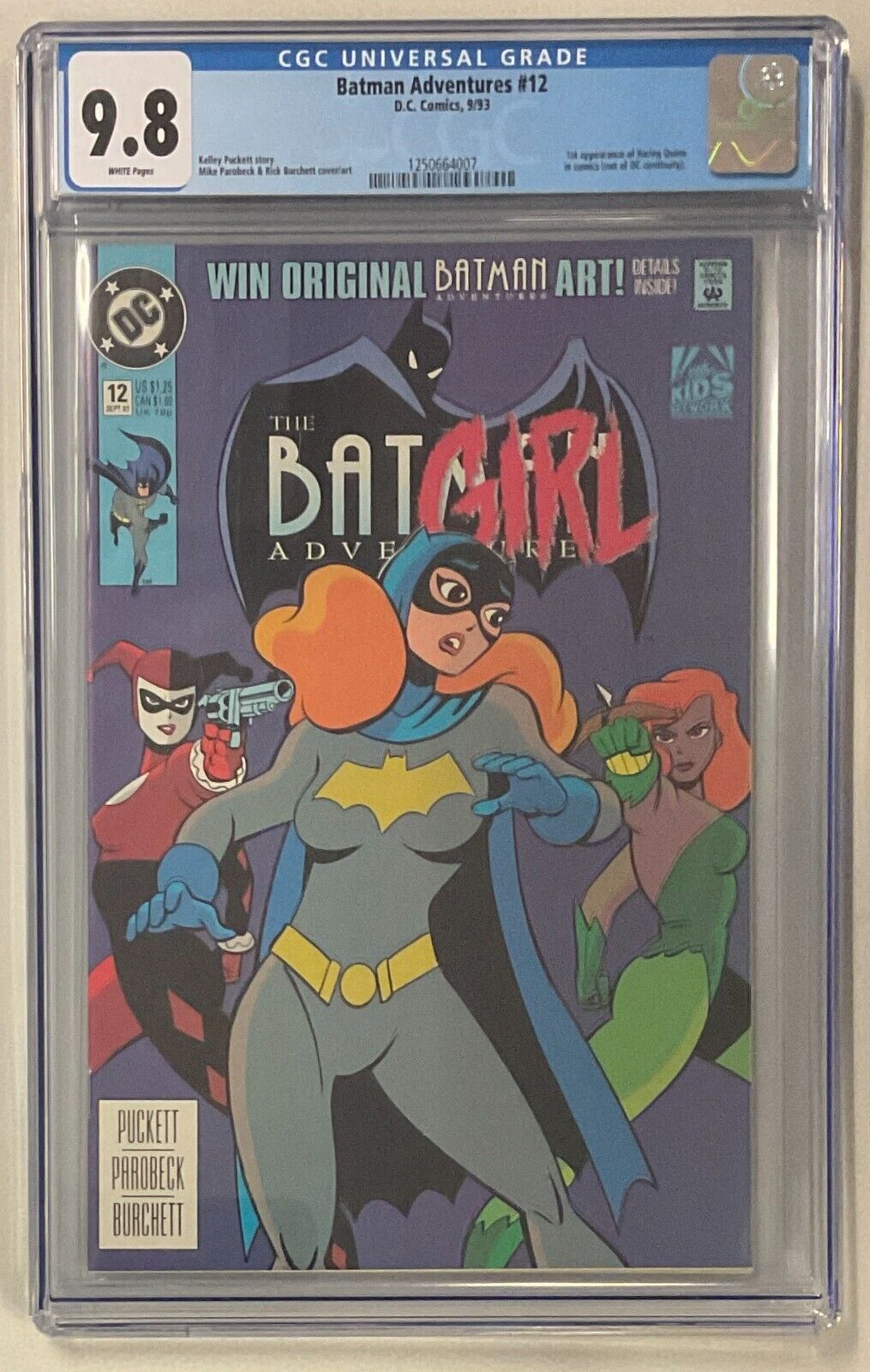 Batman Adventures 12 1993 DC Comics CGC 98 White Pages 1st print