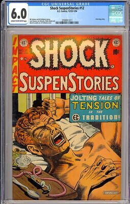 Shock SuspenStories 12 Classic Drug CoverStory PreCode Horror EC 1953 CGC 60