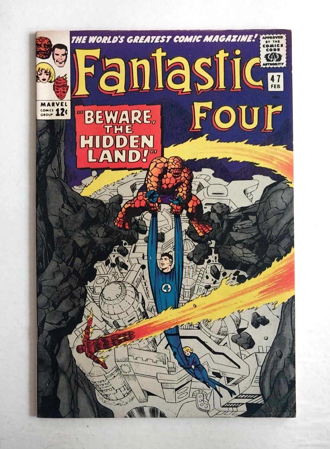 Fantastic Four 47 First Appearance Maximus 1966 Kirby Art Key Issue CGC Worthy