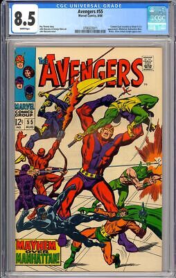 Avengers 55 High Grade 1st App Ultron5 Silver Age Marvel Comic 1968 CGC 85