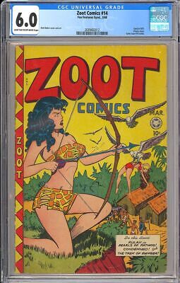 Zoot Comics 14 Classic Cover Matt Baker Art Used in SOTI Fox Comic 1948 CGC 60