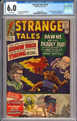 Strange Tales 126 Nice 1st App Clea and Dormammu Marvel Comic 1964 CGC 60