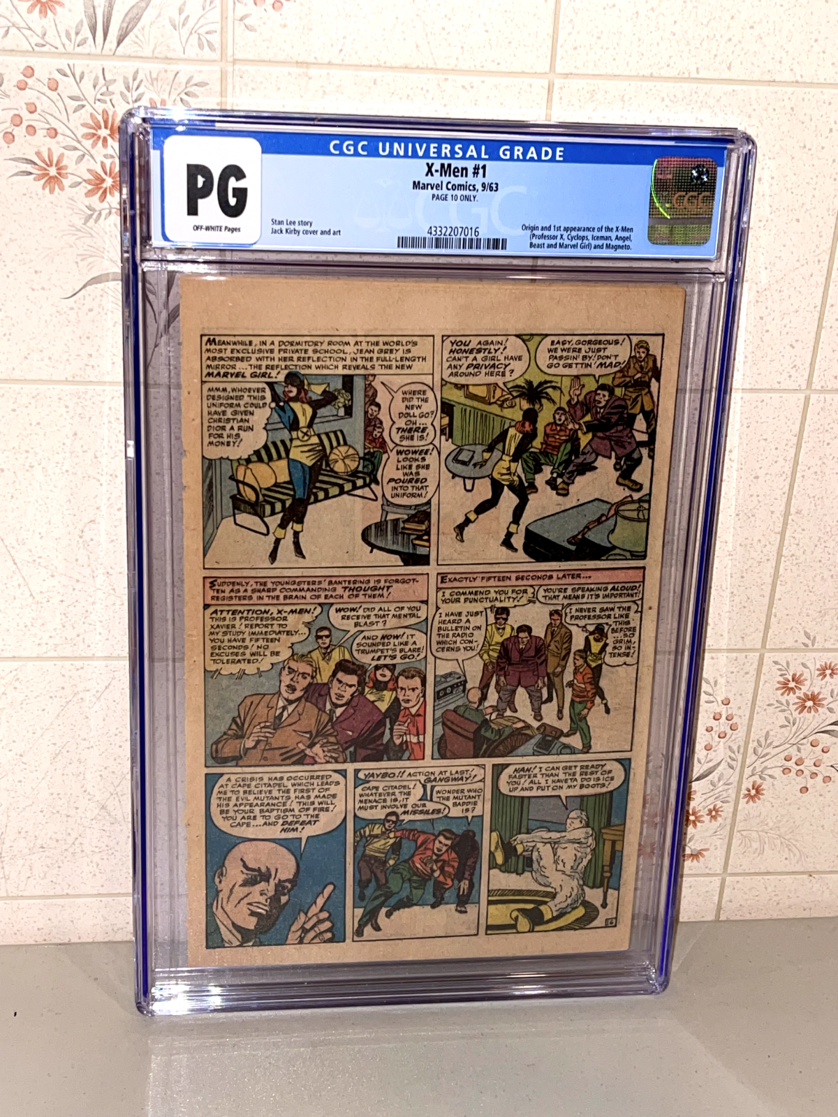 XMen 1 Origin  1st App Silver Age Stan Lee MCU Marvel Comic 1963 CGC PG 10