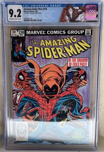 Amazing SpiderMan 238 CGC 92 1st Hobgoblin Custom Spidey Header NO TATTOOZ