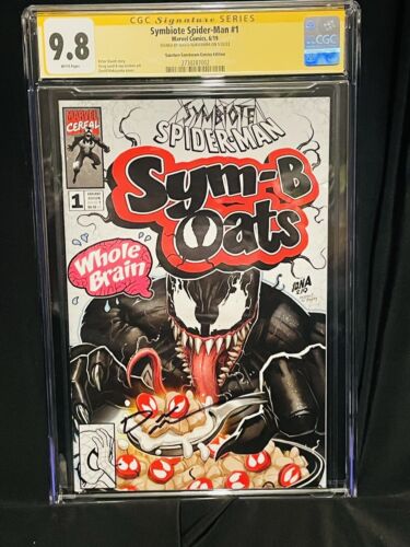 SYMBIOTE SPIDERMAN 1 CGC SS 98 Signed David Nakayama NO RESERVE AUCTION