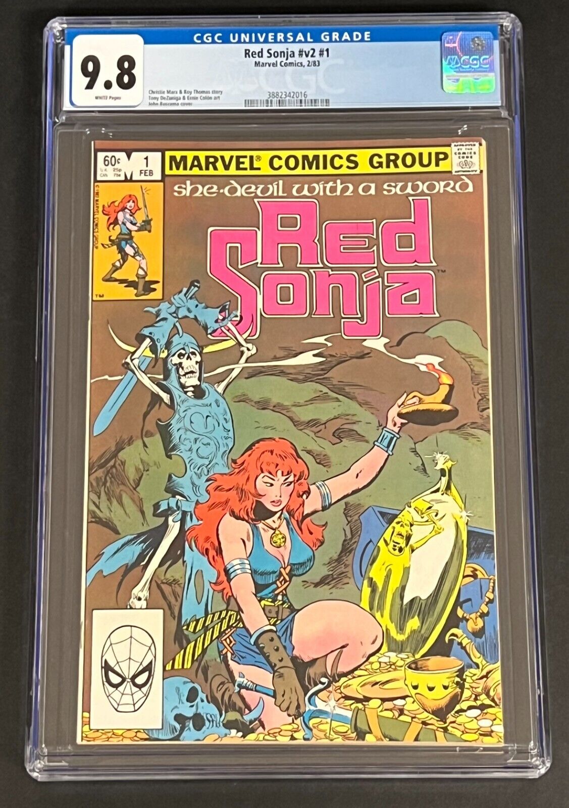 Red Sonja v2 1 Marvel 1983 CGC 98 White Pages