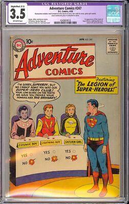 Adventure Comics 247 Restored 1st App Legion of SuperHeroes DC 1958 CGC 35
