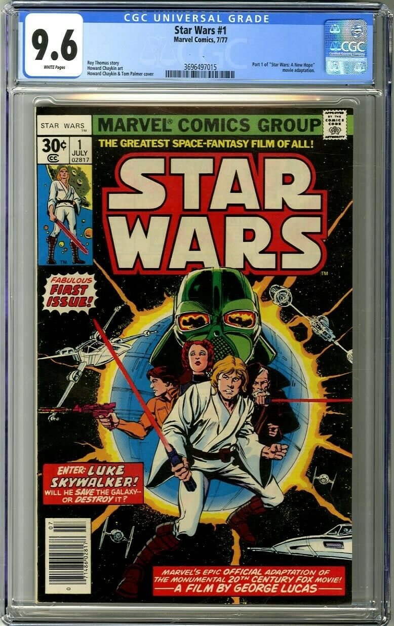 Star Wars 1 1977 CGC 96 White Pages