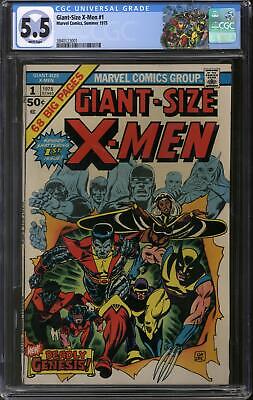 GiantSize XMen 1 CGC 55 W 1st Appearance of Storm Nightcrawler Colossus