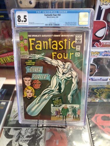 Fantastic Four 50 CGC 85  Silver Surfer Marvel Comics 1966