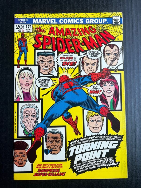 AMAZING SPIDERMAN 121 June 1973  UNREAD Marvel Death of Gwen Stacy Key Issue
