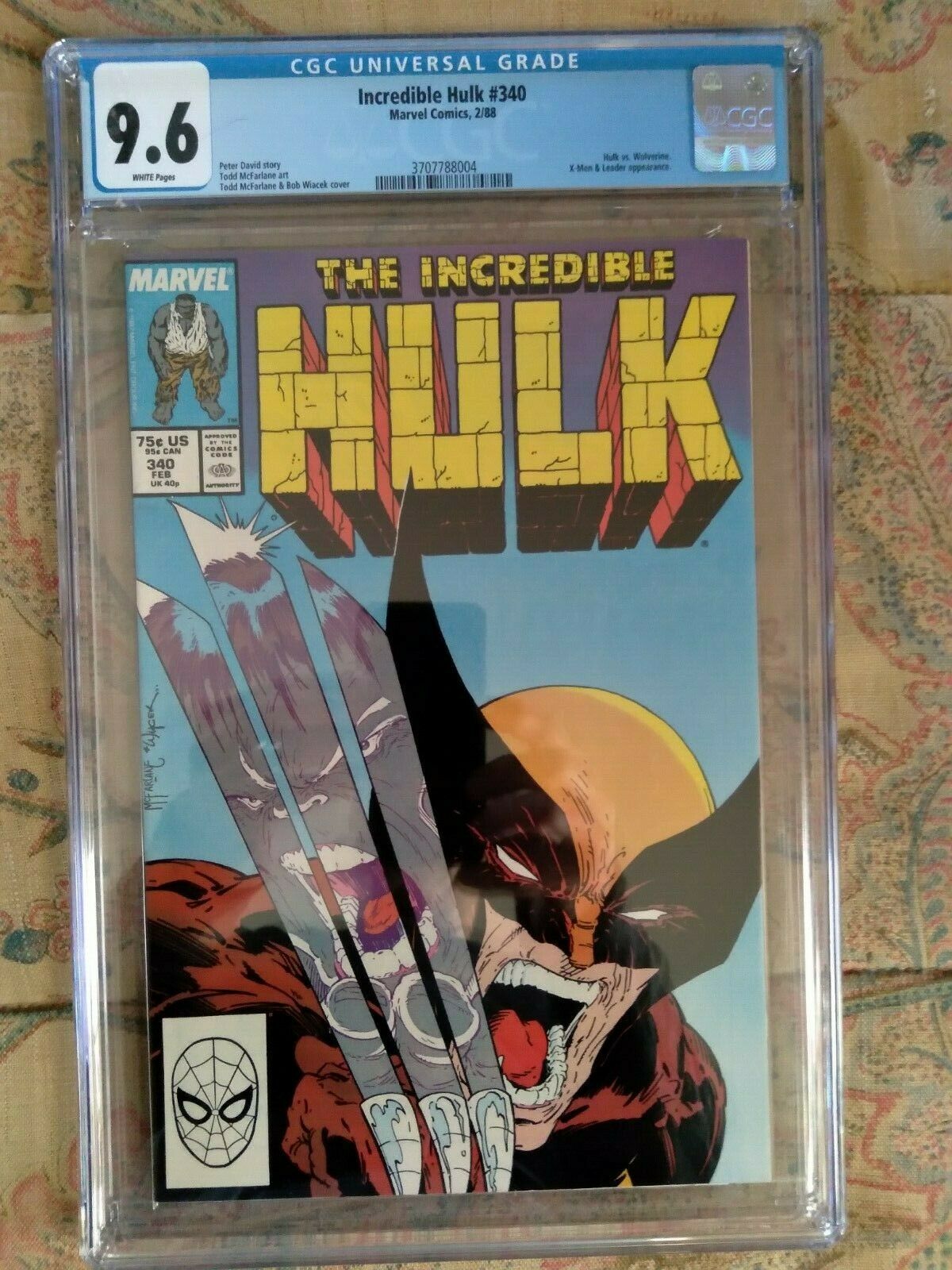 Incredible Hulk 340 CGC 96 Wolverine