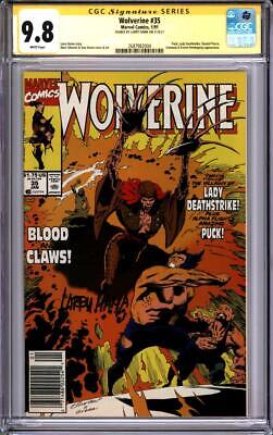 WOLVERINE 35 CGC 98 SS LARRY HAMA top census scarce in 98 NM