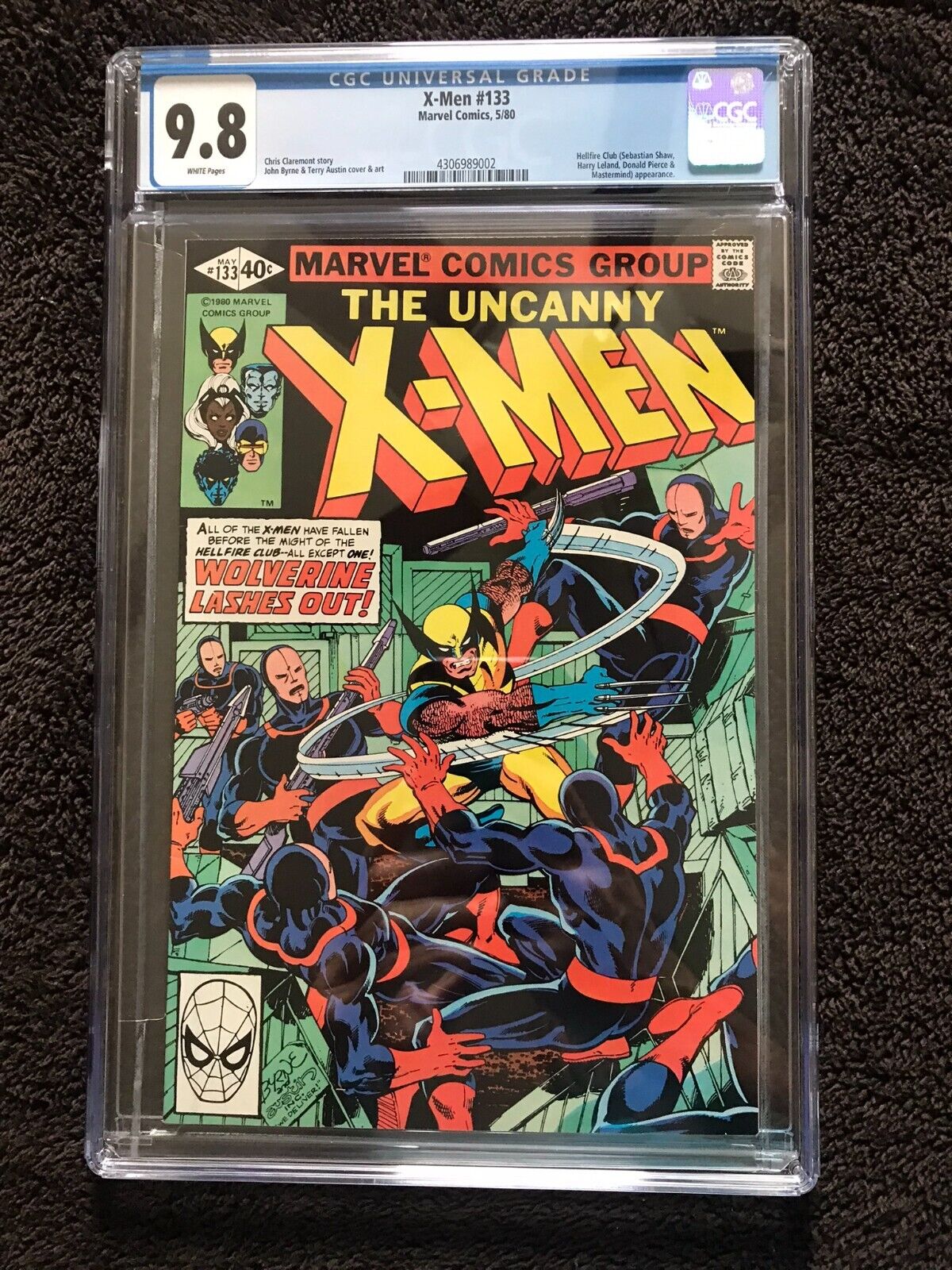 UNCANNY XMEN 133 CGC 98 W HIGH GRADE MARVEL 1980 KEY