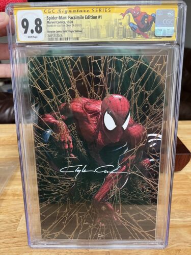 SPIDER MAN 1 Facsimile Gold Edition CGC SS 98 Crain Virgin 1020 ScorpionComics