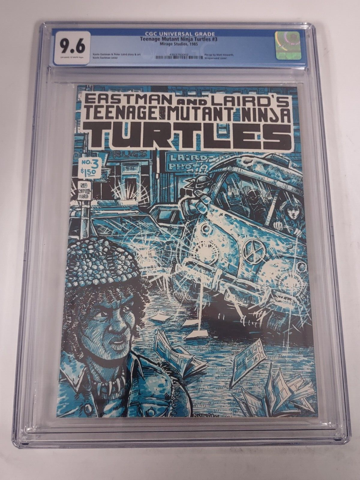 1985 Mirage Studios Review 3 Teenage Mutant Ninja Turtles CGC 96
