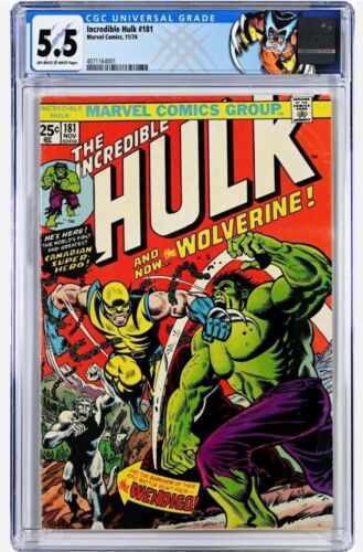 Hulk 181 CGC 55 Custom label