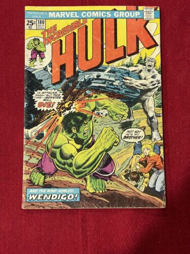 Marvel 1974 The Incredible Hulk 180 1st Cameo of Wolverine