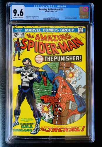 Amazing SpiderMan 129 CGC 96 1st App The Punisher  Jackal SCARCE 