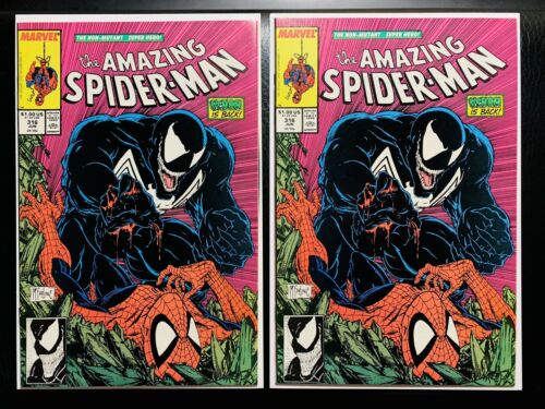 Amazing SpiderMan 316  1st Venom Cover MTUnread X2 Lot CGC THEM FLAWLESS