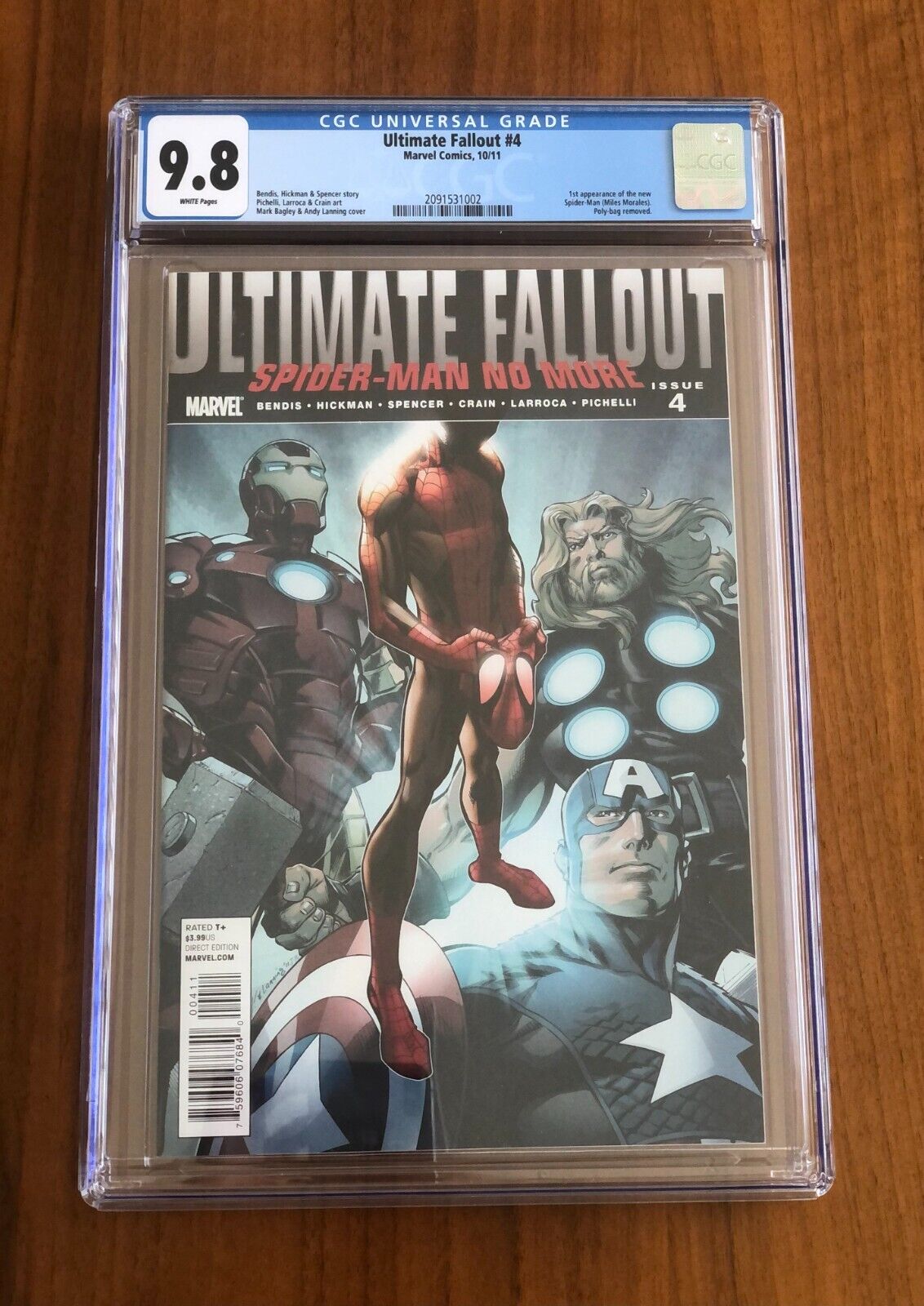 Ultimate Fallout 4 CGC 981st Print WP 1st App Miles Morales Marvel SpiderMan