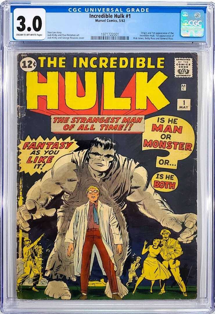 Incredible Hulk 1 CGC 30 GDVG