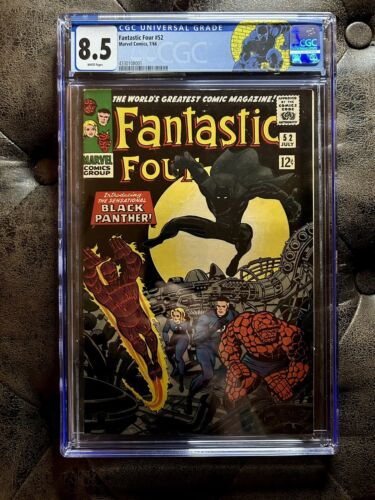 Fantastic Four 52 CGC 85  White Pages 1st App Black Panther Potential 92