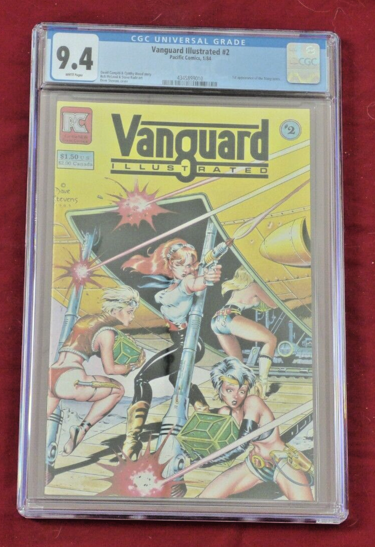 Vanguard Illustrated 2 1984 CGC 94 White Classic Dave Stevens cover